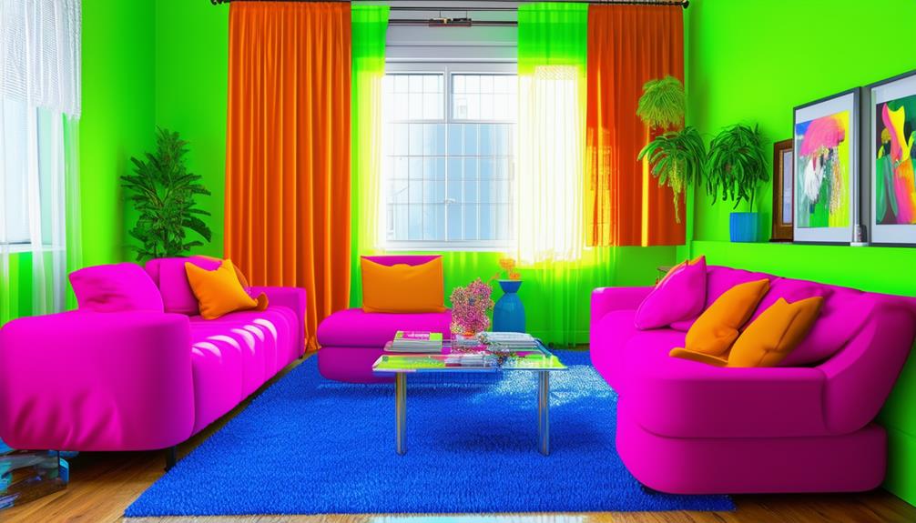 avoid excessive bold colors