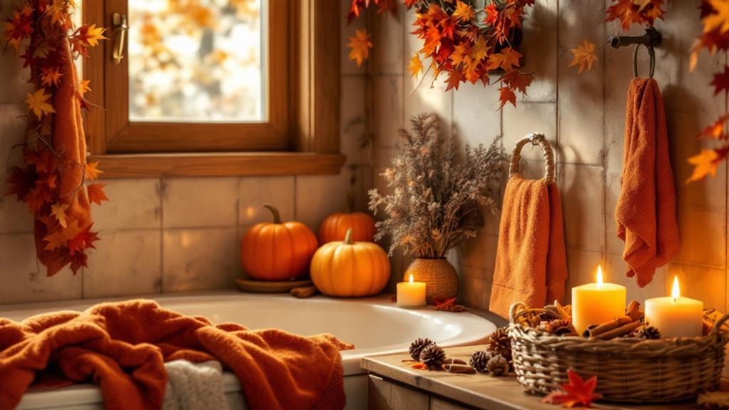 cozy fall bathroom essentials