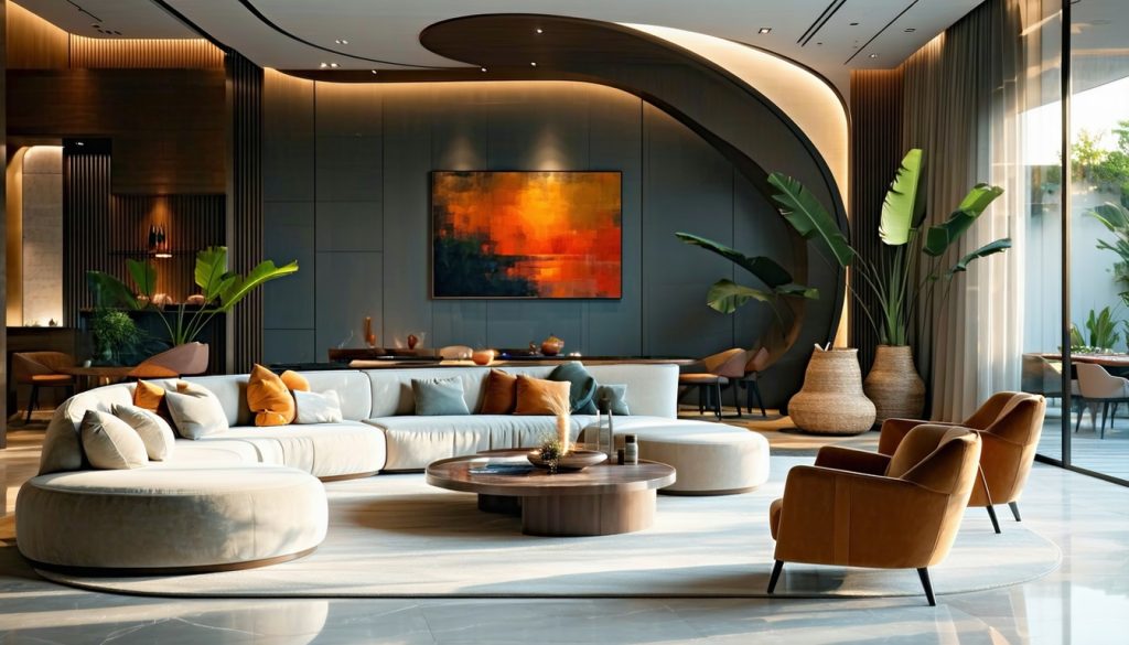 modern curved furniture designs