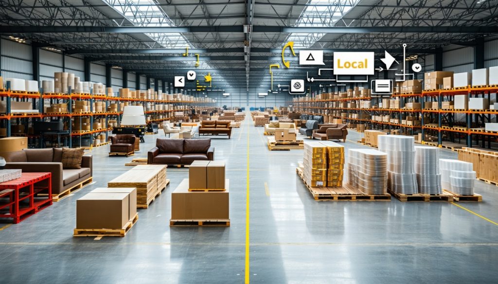 reducing lead times in furniture logistics