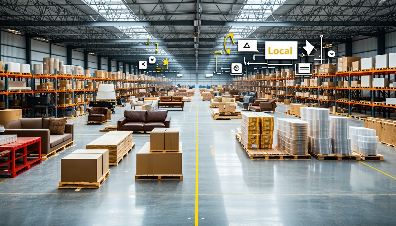 reducing lead times in furniture logistics