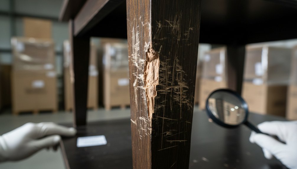 handling furniture quality claims