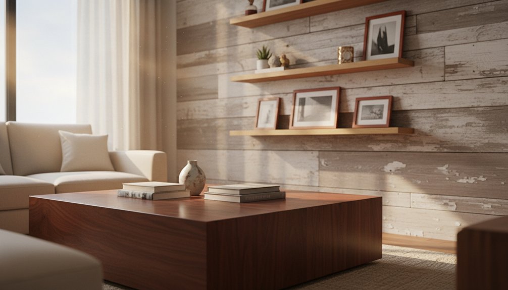 mixing wood tones creatively