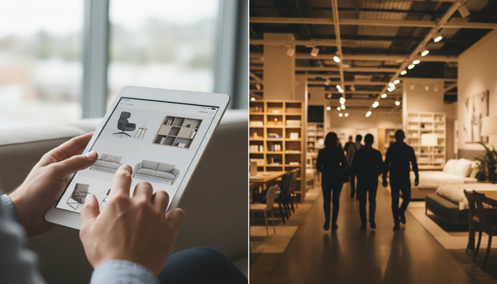 online vs physical stores