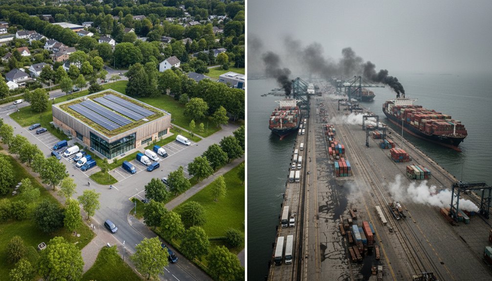 regional warehouses reduce emissions