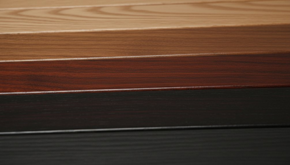 wood finish color variations