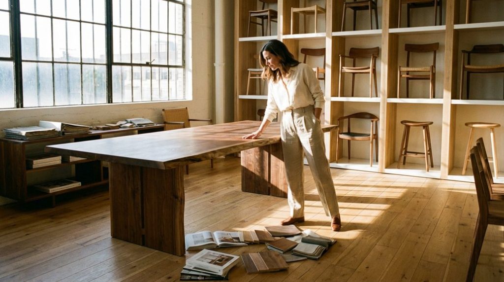 sourcing handmade wood furniture