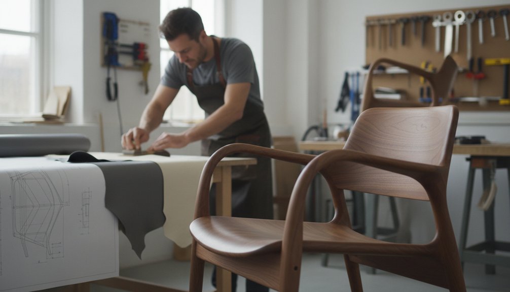 danish modern chair creation