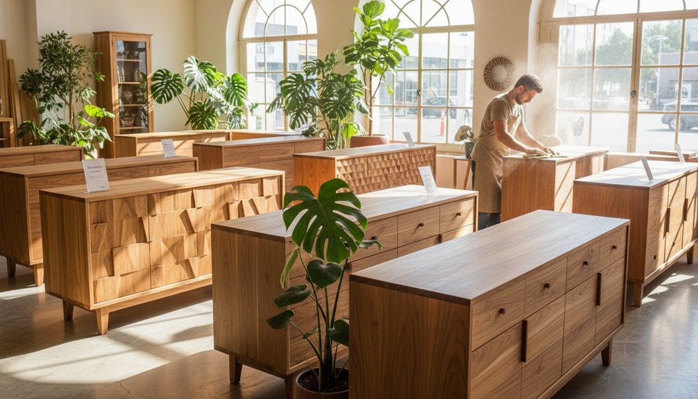 sustainable teak sideboard sourcing