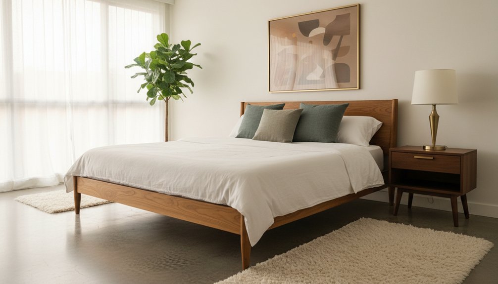 teak bed frames elegance