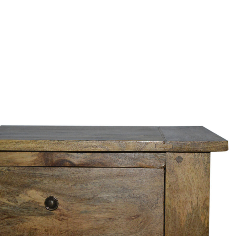 Console Table with 2 Drawers and Turned Legs
