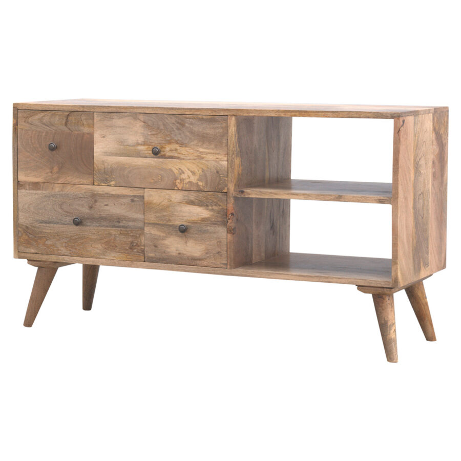 Nordic Style Multi Drawer Media Unit