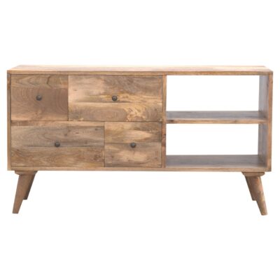 Nordic Style Multi Drawer Media Unit