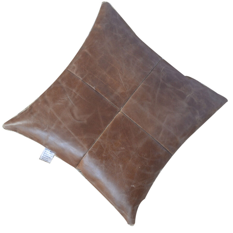 Buffalo Leather Cushion - Image 2