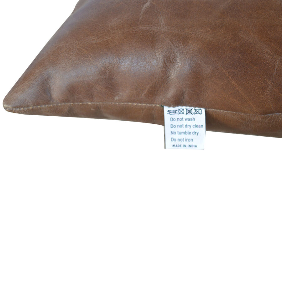 Buffalo Leather Cushion - Image 4