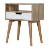 White Painted Drawer Bedside Table - Image 3
