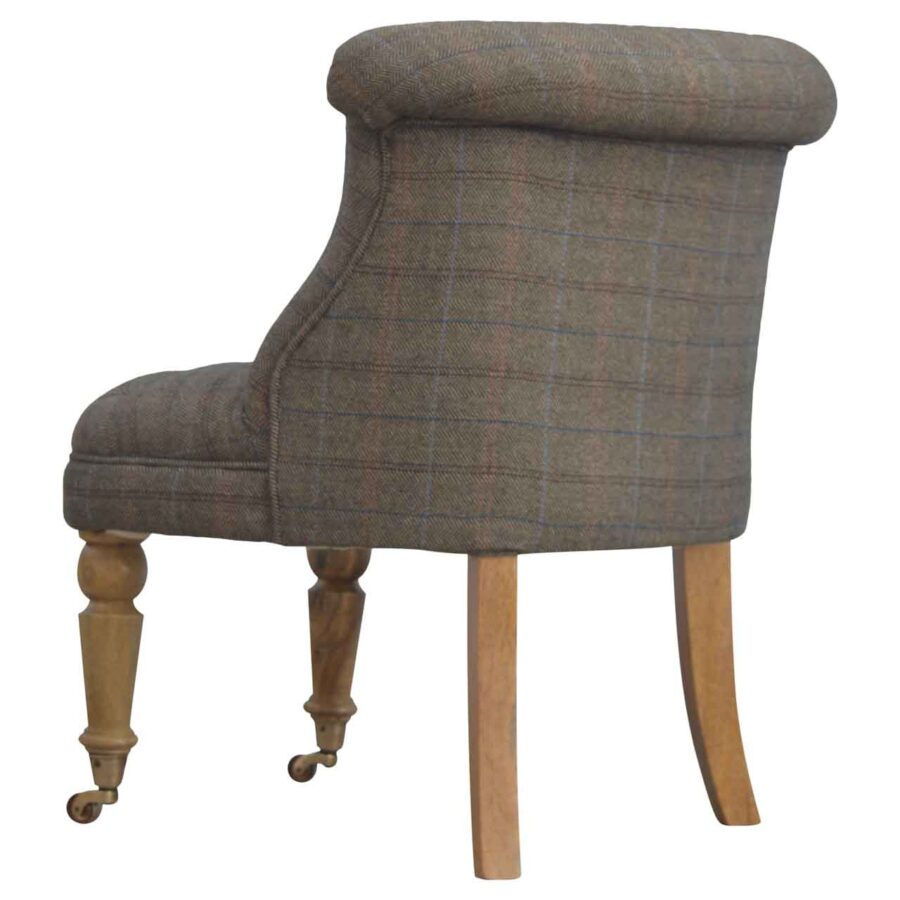 Petite Multi Tweed Accent Chair