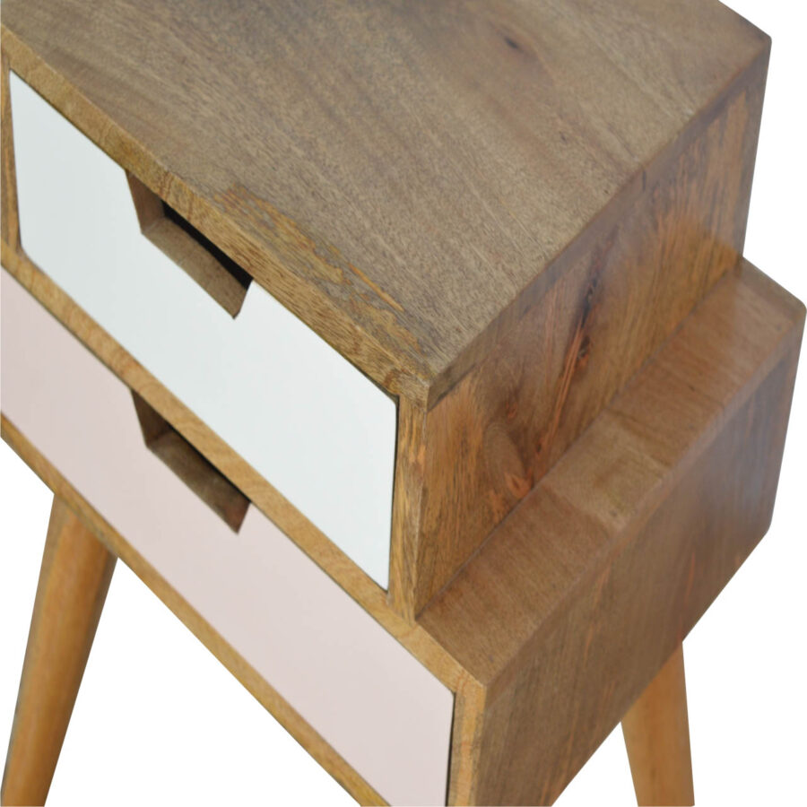 Blush Pink and White Multi Bedside - Image 6