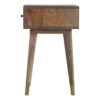 1 Drawer Gold Brass Bedside - Image 9
