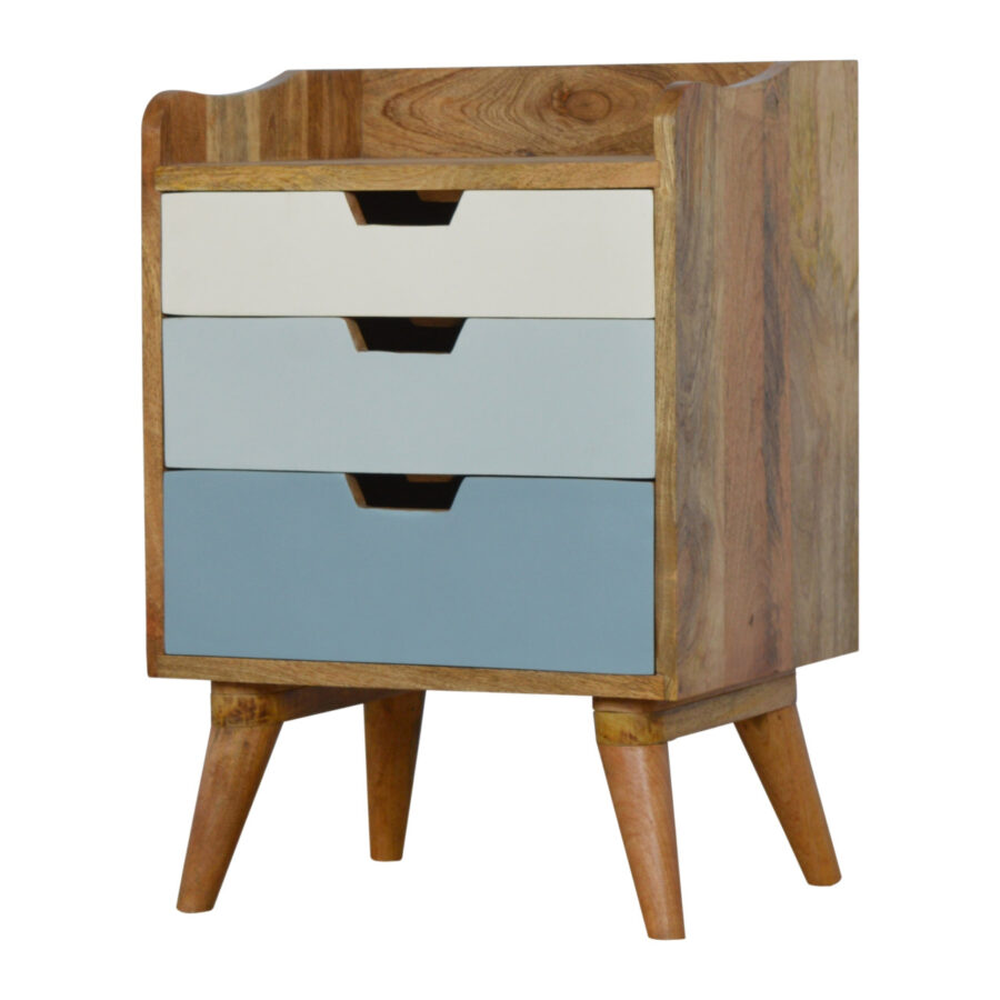 Blue and White Gradient Bedside - Image 2