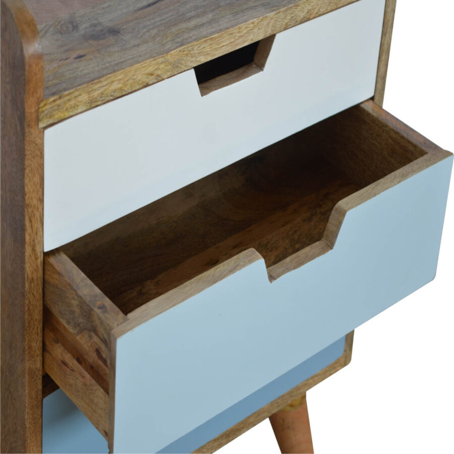 Blue and White Gradient Bedside - Image 7