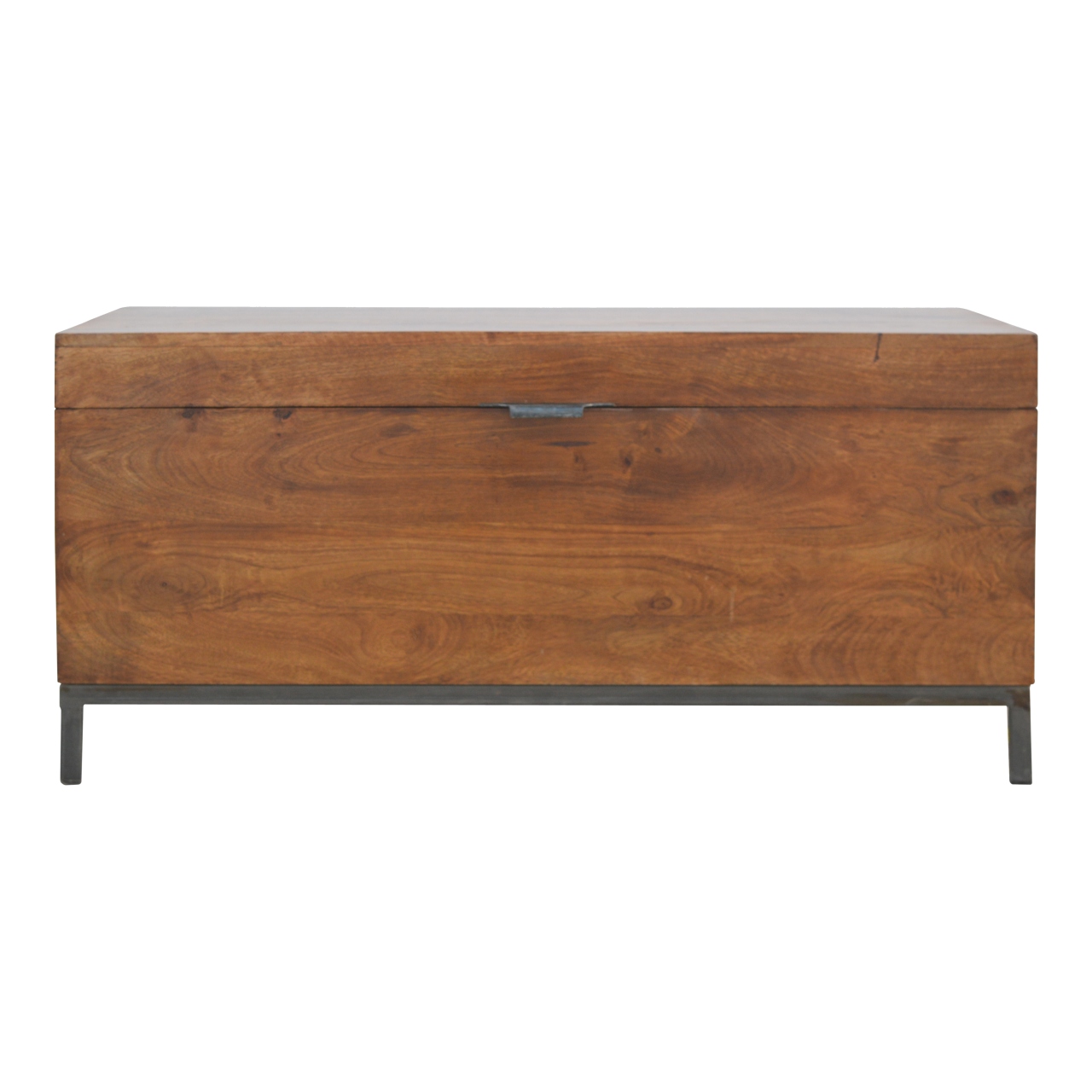 Industrial Wooden Storage Box - Image 2