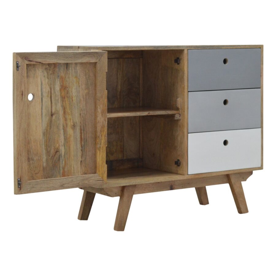 Two Tone Hand Painted Cabinet - Image 7