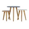 Multi Nordic Stool Set of 3 - Image 4
