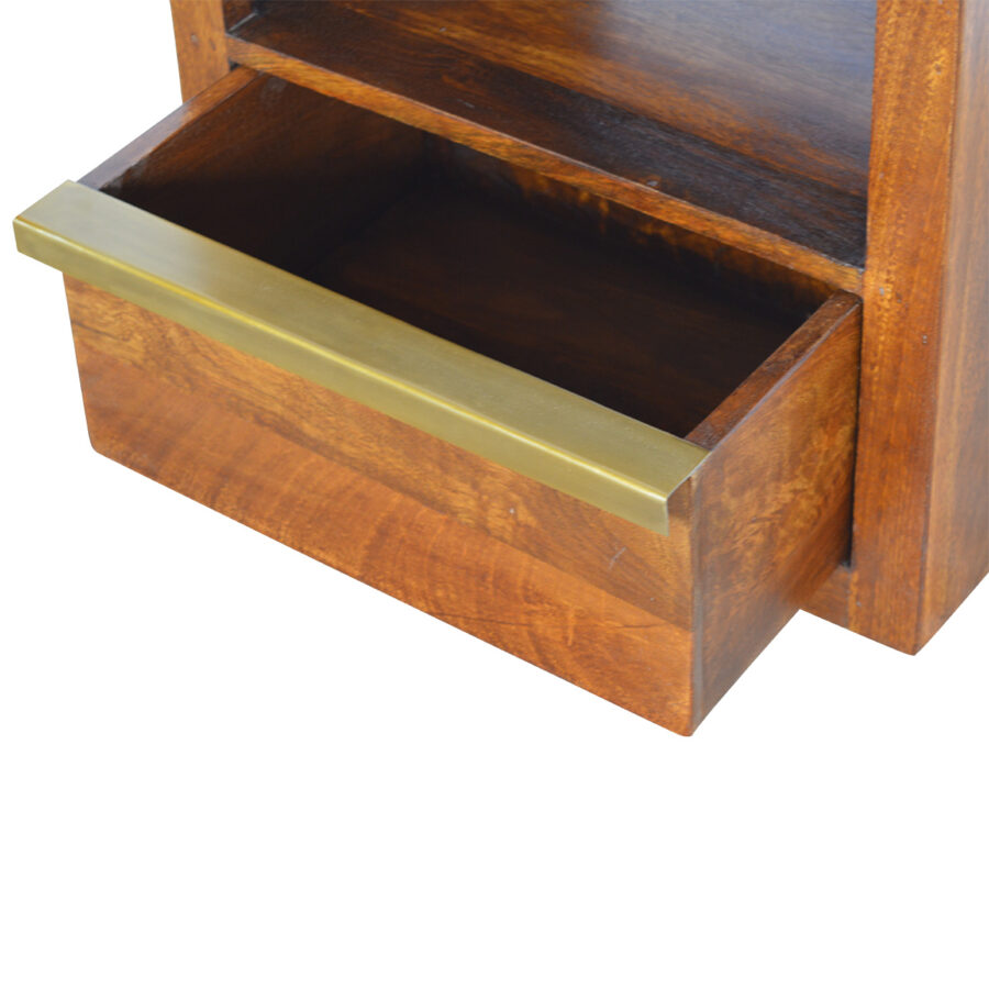 Gold Bar Chestnut Bedside - Image 3