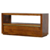 Gold Bar Chestnut TV Unit - Image 2