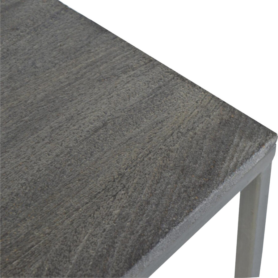 Set of 3 Iron Base Tables - Image 5