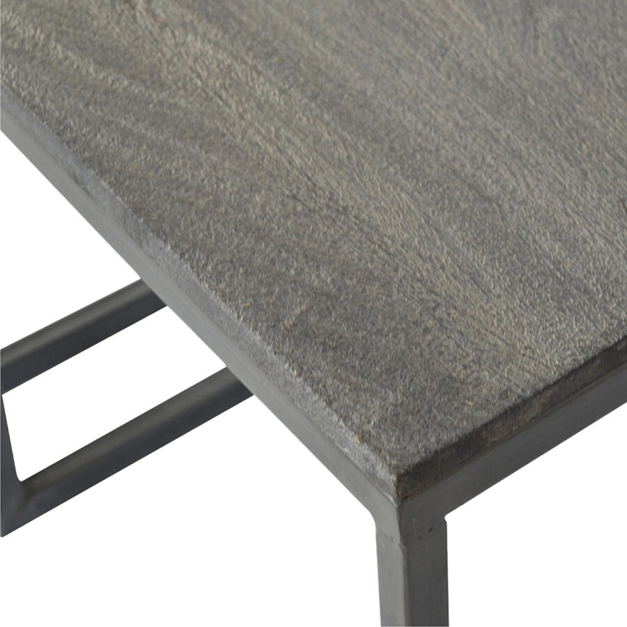 Set of 3 Iron Base Tables - Image 6