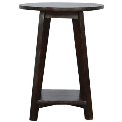 Walnut Finish Bar Stool with Undercarriage