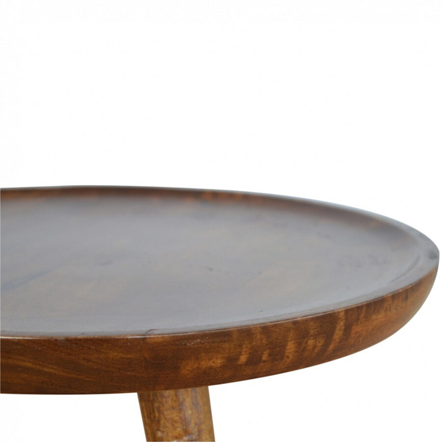 Chestnut Tray Nesting Stools - Image 6