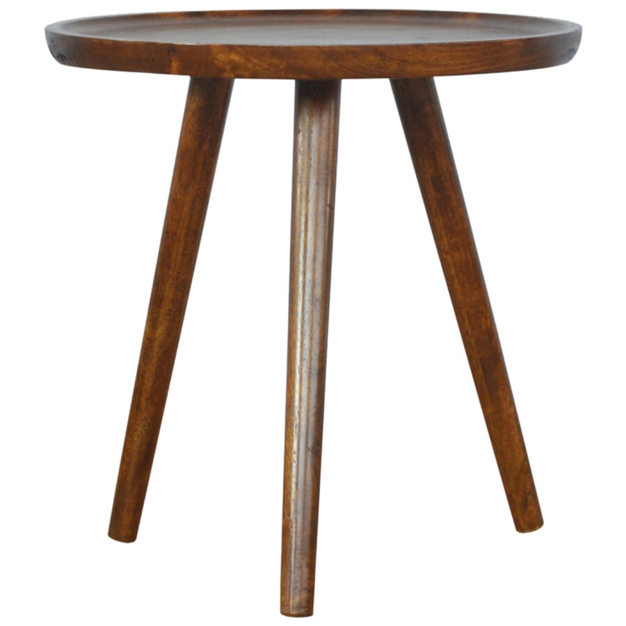 Chestnut Tray Nesting Stools - Image 7