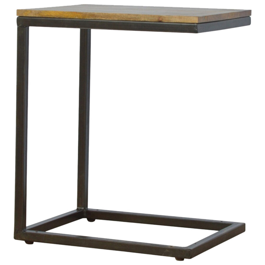 Petite table de bout industrielle