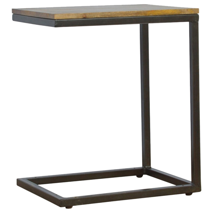 Petite table de bout industrielle