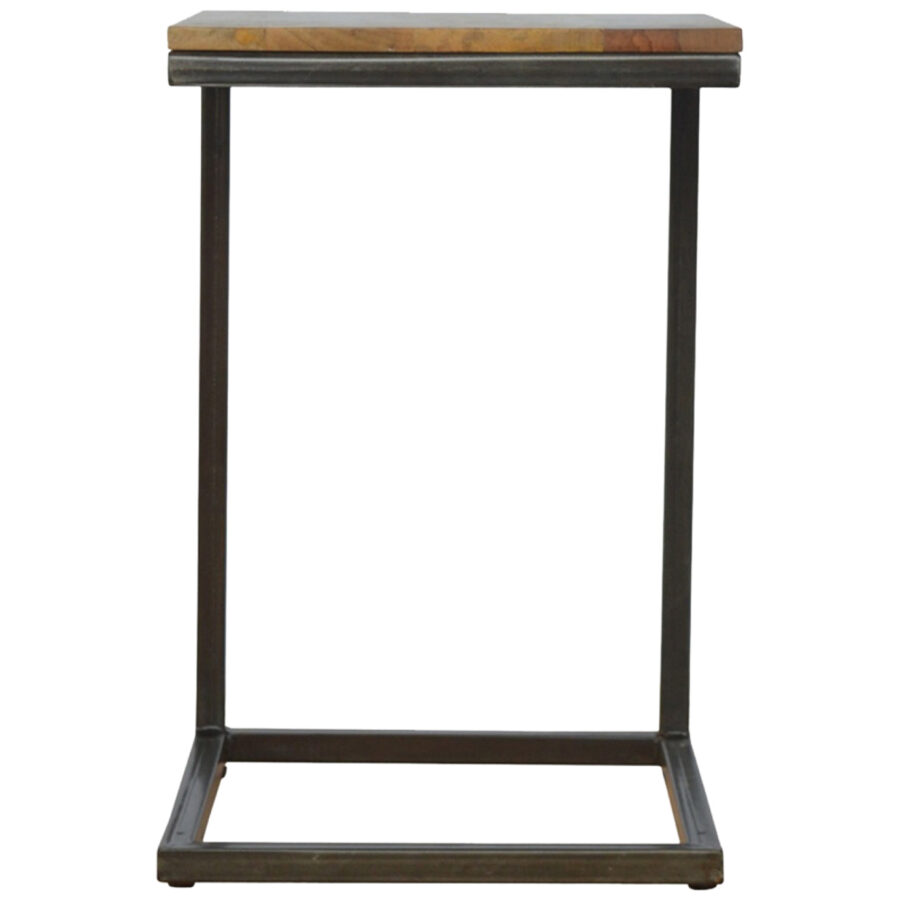 Petite table de bout industrielle