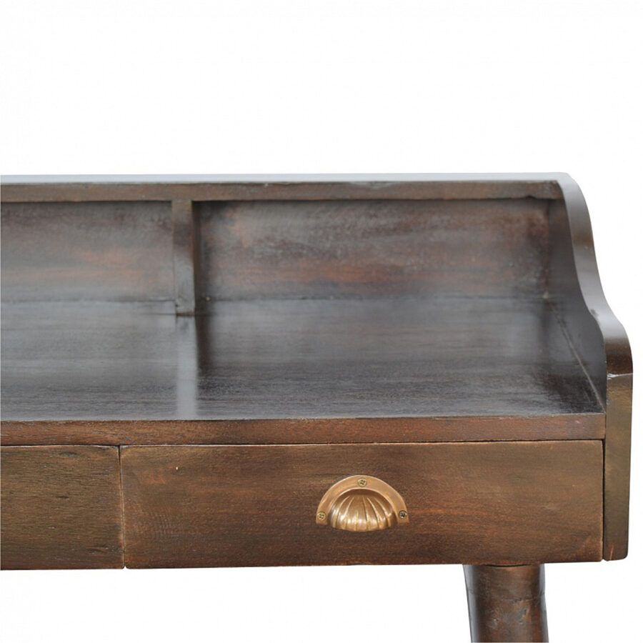 Walnut Gallery Shell Writing Desk - Image 5