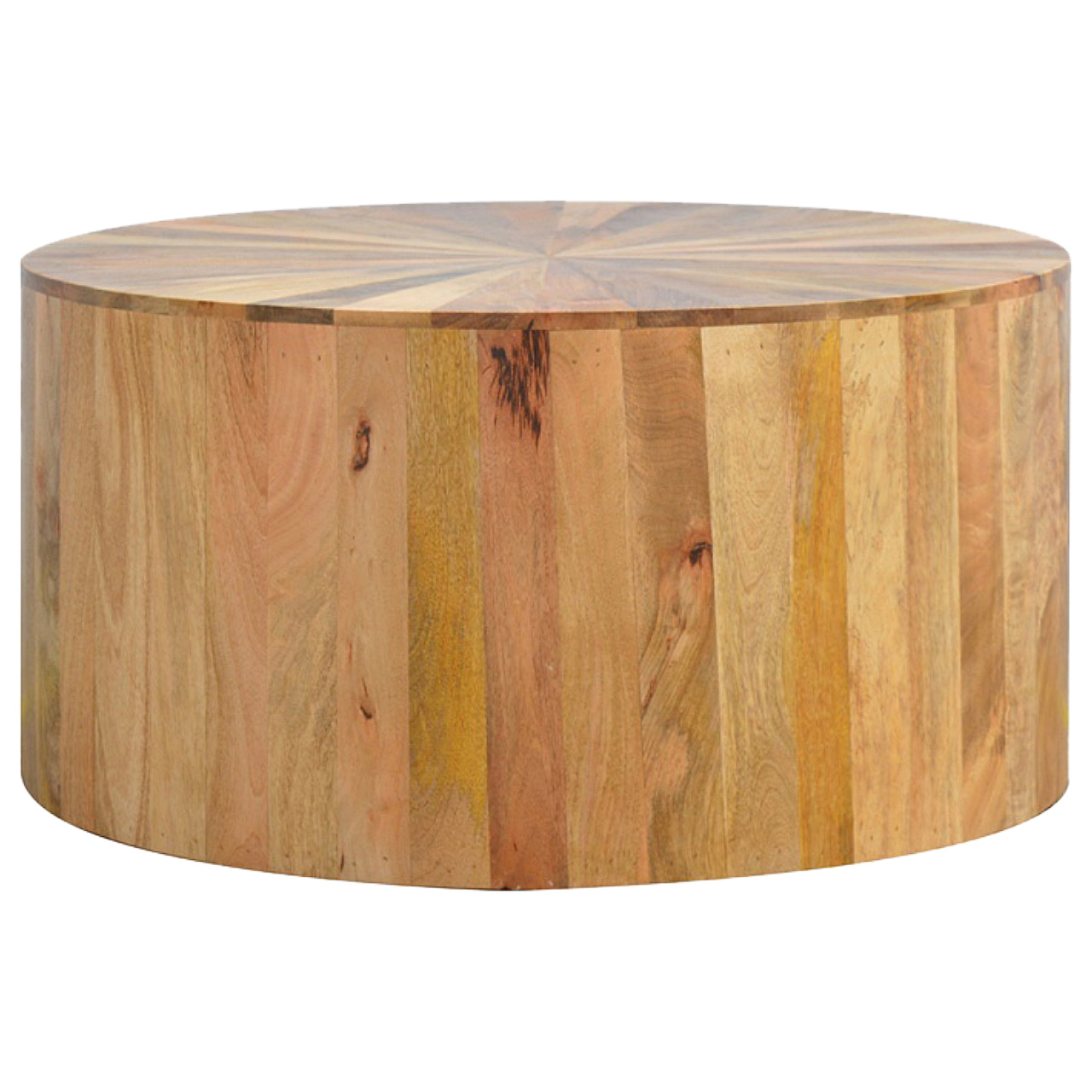 Tavolino rotondo in legno