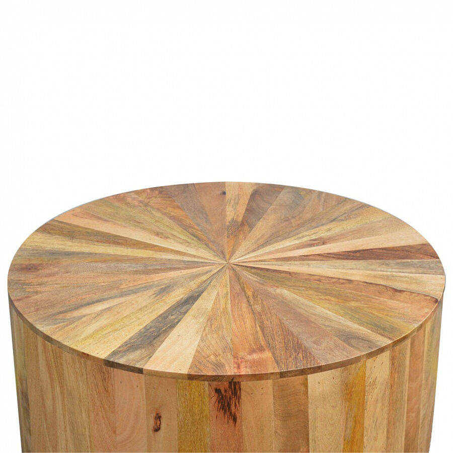 Round Wooden Coffee Table