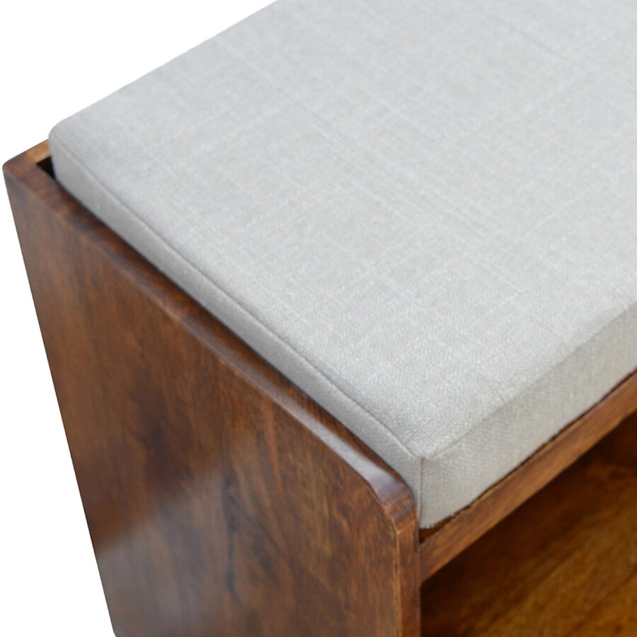 Mud Linen Pull out Shoe Bench - Image 5