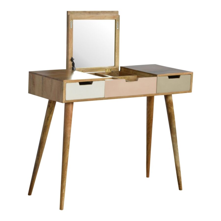 Pink Gradient Dressing Table - Image 4