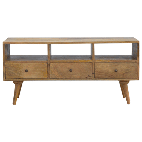 nordic style tv unit with 3 drawers