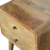 Curved Oak-ish Bedside - Image 5