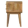 Curved Oak-ish Bedside - Image 8
