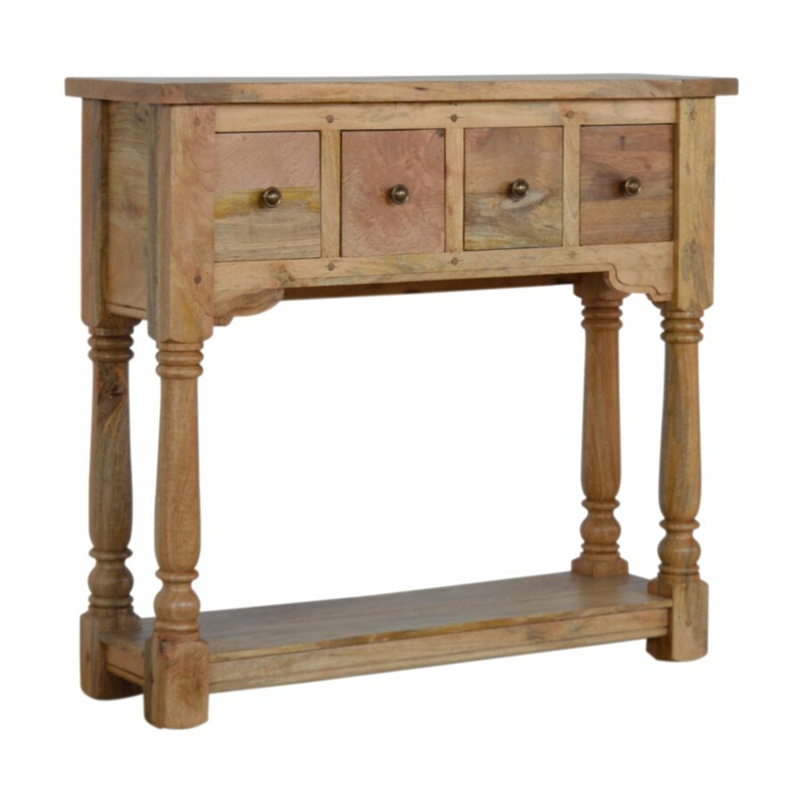 granary royale 4 drawer console table