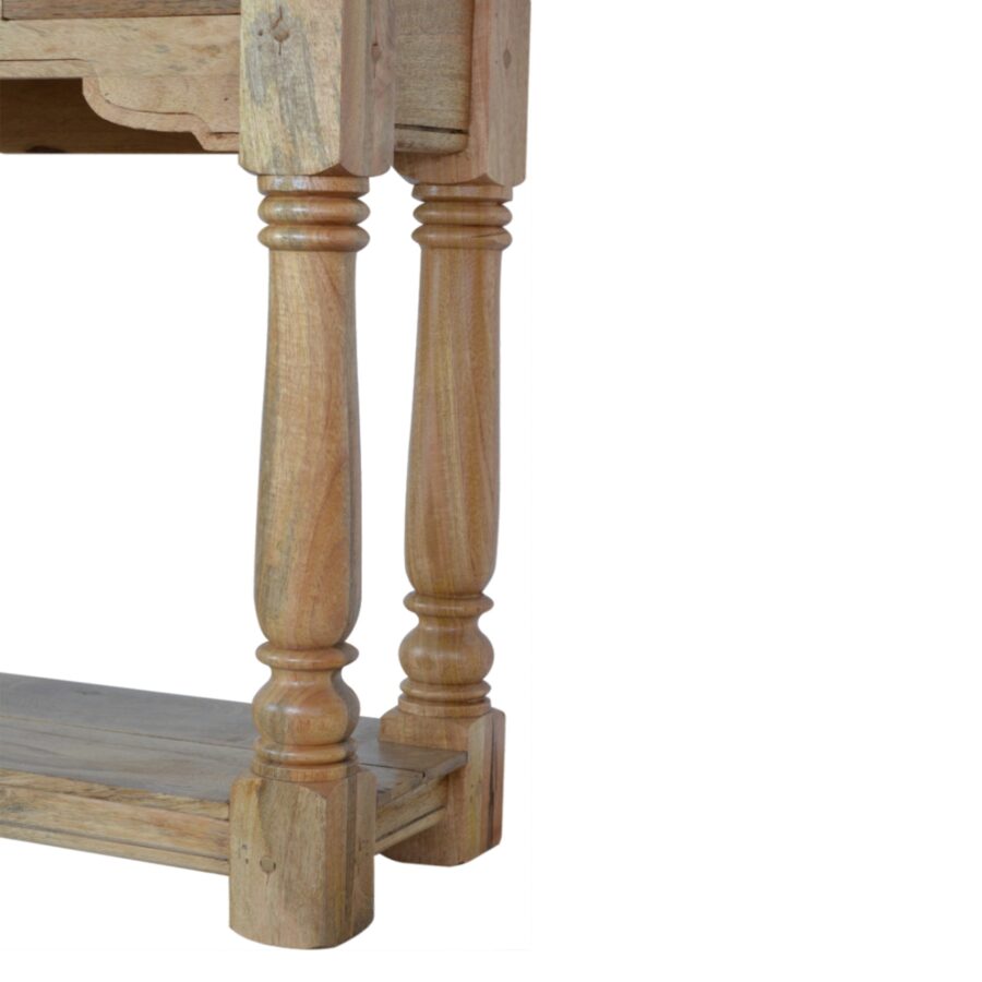 mesa de console granary royale com 4 gavetas