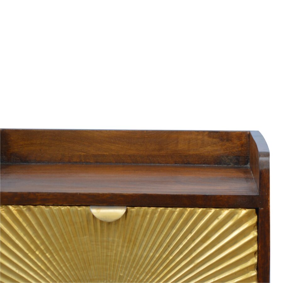 Manila Gold 1 Drawer Bedside