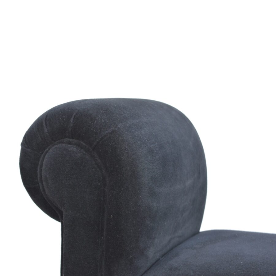 Black Velvet Bench - Image 7
